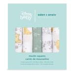Aden+Anais essentials 5 pack cotton muslin squares Winnie+friends