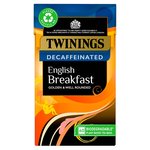 Twinings Decaffeinated English Breakfast Tea 