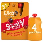 Ella's Kitchen Strawberry and Beetroot Kids Snack Multipack Pouch 3+ Years