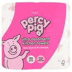 M&S Percy Pig Kitchen Towel