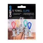Chef Aid 5 Towel Clips
