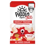 Piccolo Organic Kids Squeezy Yoghurt Strawberry & Banana