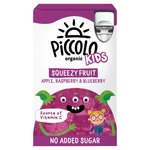 Piccolo Organic Kids Squeezy Fruit Apple, Raspberry & Blueberry