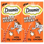 Dreamies Meaty Sticks with Chicken Cat Treats