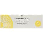 M&S 40 Small Resealable Storage Bags