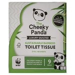 The Cheeky Panda Luxury Quilted Sustainable Bamboo Toilet Tissue