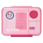 Polar Gear Clic-tite Personalise A-Z Stickers Trio Lunch Box 1.1L Pink