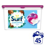 Surf Coconut Bliss 3 in 1 Washing Liquid Capsules 45 Wash