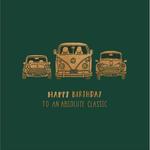 Absolute Classic Cars Birthday Card