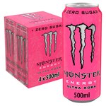 Monster Energy Drink Ultra Rosa