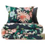 M&S Expressive Floral Placement Bedset, Single- King, Teal Mix