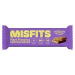 Misfits Milk Chocolate Caramel Vegan Protein Wafer