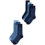 M&S Mens Collection 7pk Cool & Fresh Socks 9-12 Denim Mix