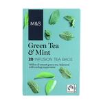 M&S Green Tea & Mint Teabags