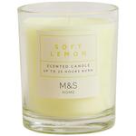 M&S Collection Soft Lemon Scented Candle Yellow