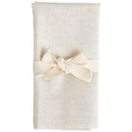 M&S Collection Set of 4 Cotton Rich Napkins with Linen One Size Natural