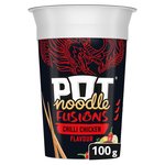 Pot Noodle Fusions Chilli Chicken Instant Snack Noodle