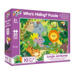 Galt Who's Hiding Puzzle Jungle Jamboree