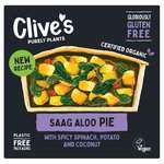 Clive's Organic Saag Aloo Gluten Free Pie
