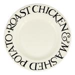 Emma Bridgewater Black Toast Roast Chicken 10 1/2 Inch Plate