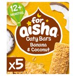 For Aisha Oaty Bars Banana & Coconut
