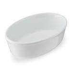 Mikasa Chalk Porcelain Oval Pie Dish