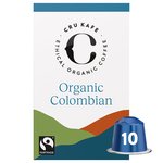 CRU Kafe Organic Fairtrade Colombian Pods 10s
