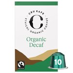 CRU Kafe Organic Fairtrade Decaf Pods 10s