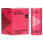 INTUNE Pomegranate & Ginger Sparkling CBD Drink