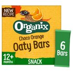 Organix Choco Orange Organic Soft Oaty Bars Toddler Snack Multipack