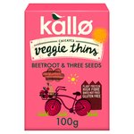 Kallo Veggie Thins Beetroot & Three Seed