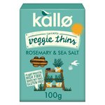 Kallo Veggie Thins Rosemary & Sea Salt