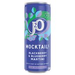 J2O Blackberry & Blueberry Martini Mocktail