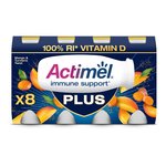 Actimel Plus 100% Vitamin D Mango & Turmeric Immunity Yoghurt Drink