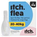 Itch Flea Large Dog Spot-On Flea & Tick treatment (20-40kg)