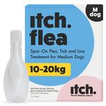 Itch Flea Medium Dog Spot-On Flea & Tick treatment (10-20kg)