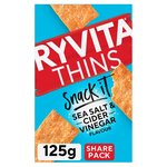 Ryvita Sea Salt &Cider Vinegar Flavour Thins