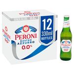 Peroni Nastro Azzurro 0% Alcohol Free Beer Lager Bottles