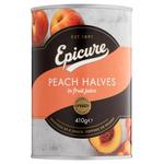 Epicure Peach Halves in Fruit Juice
