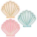 Mermaid Shell Recyclable Paper Plates