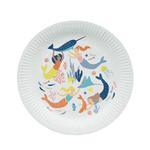 Mermaid Recyclable Paper Party Plates