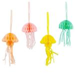 Mermaid Jellyfish Honeycomb Decorations