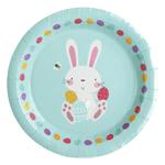 Cute Easter Bunny Paper Party Plates