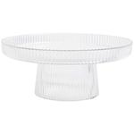 M&S Ribbed Glass Cake Stand 
