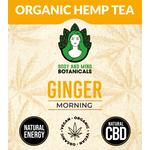 Body & Mind Botanicals Organic Hemp Tea - Ginger 