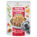Applaws Taste Topper Beef Pouch in Broth
