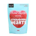 Sweet Lounge Vegan Fizzy Strawberry Hearts
