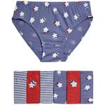 M&S Boys 7 Pack Pure Cotton Blue Striped Star Briefs, 2-8 Years