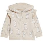 M&S Calico Bunny Hoodie, 0 Months-3 Years, Neutral