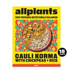 allplants Cauli Korma with Chickpeas and Rice for 1